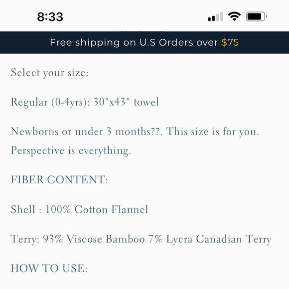 NWOT Oneberrie hands free baby bath towel - Picture 5 of 7